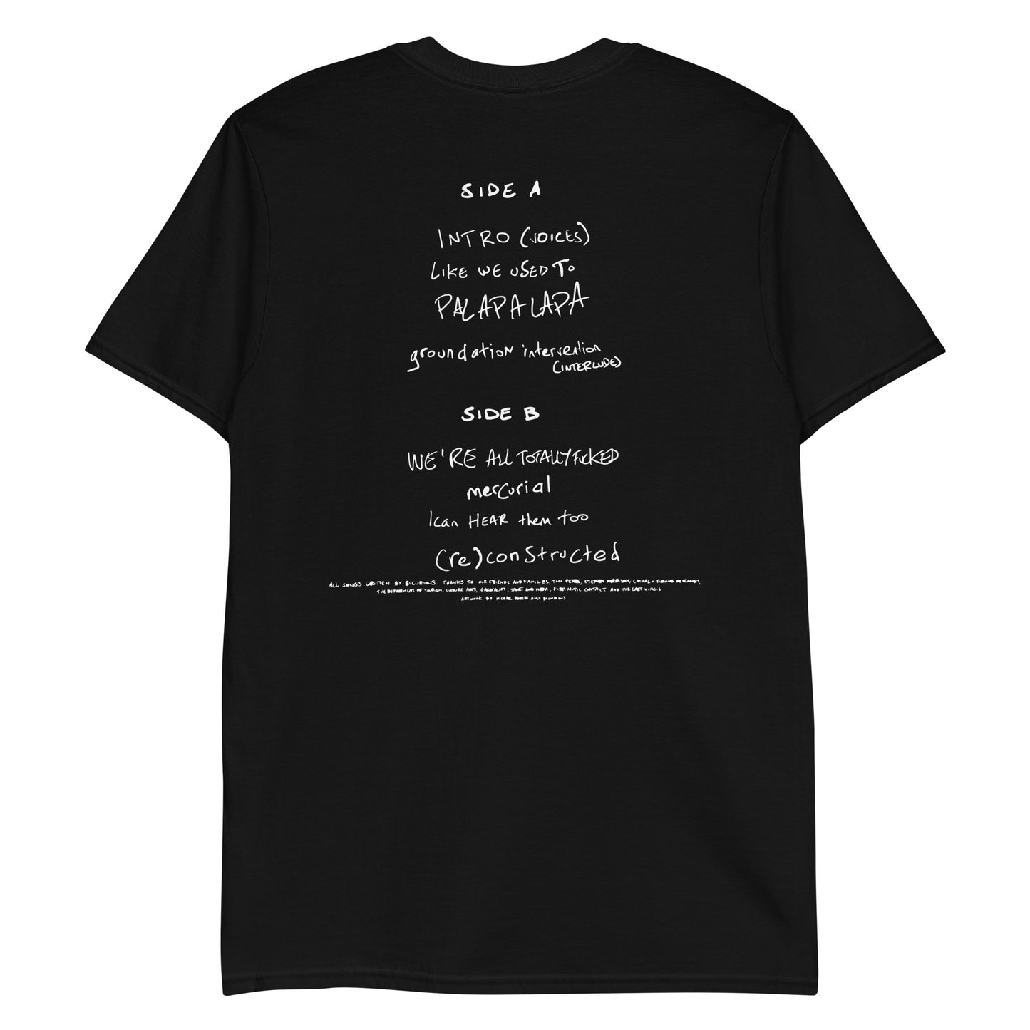 (re)constructed Tee (Black)
